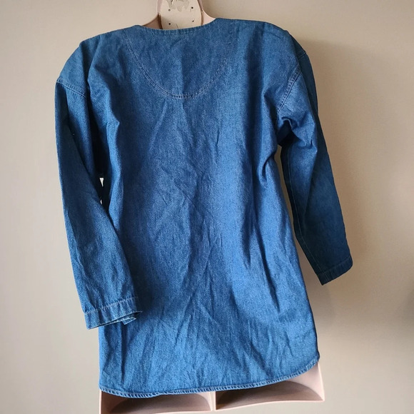 Vintage Mirage Denim Shirts Women's One size Embellished - Picture 5 of 12